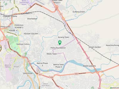 1 kanal level plot for sale in national police foundation 09 Block D Islamabad