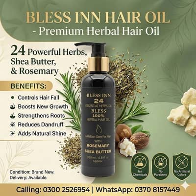 Herbal Hair Oil/Homemade Hair Oil/Hair Oil/Oil/Bless Inn Oil