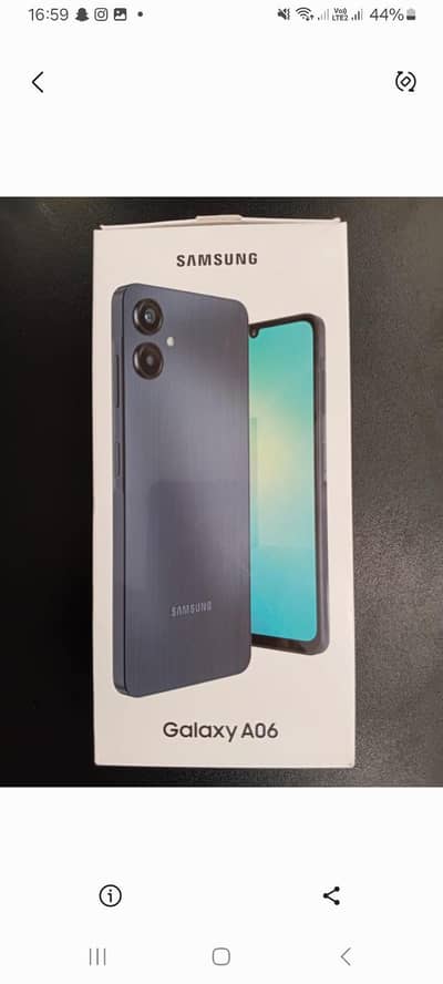 Samsung A06 RAM 6/128. . . Battery. 5000mh with Charged with Box