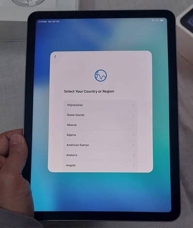 Brand New i Pad Air (M3) 256GB – Just Box Opened, Unused!