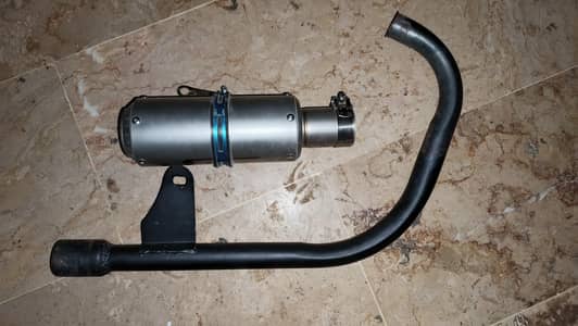 Exhaust with 125 band