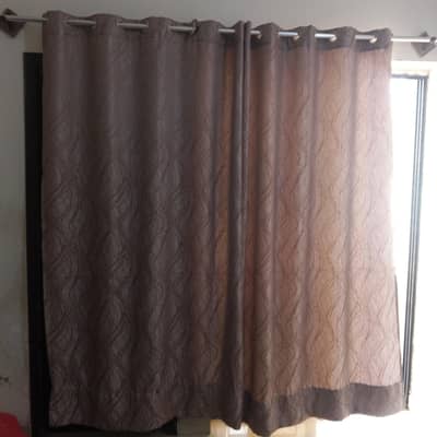 Light Purplish Brown Curtain