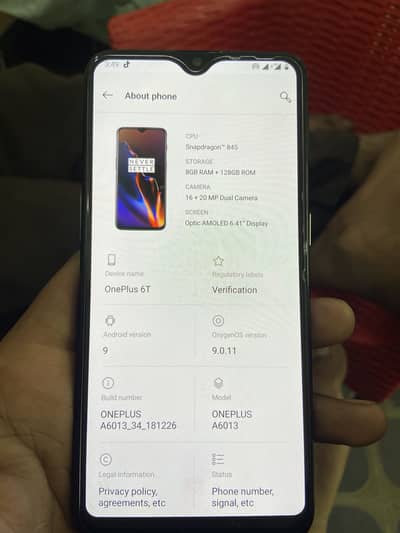 Oneplus 6t