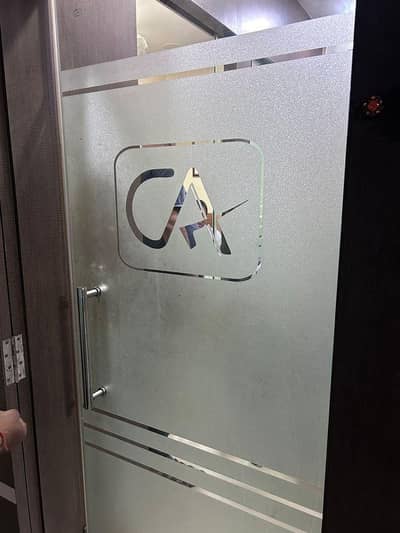 Glasspaper plain/Glass work/washroom cabin/ PVC glasspaper