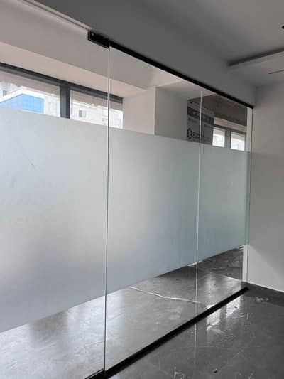 Glasspaper plain/Glass work/washroom cabin/ PVC glasspaper