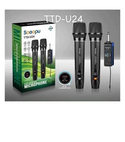 Wireless Lavalier Dual Microphone TTDU24