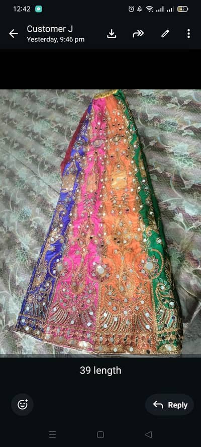 beautiful mehndi dress