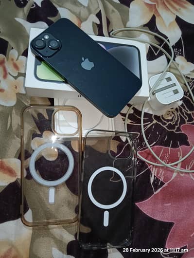 iPhone 14 LLA 128gb 10/10 with Original Box & Charger 95% BH