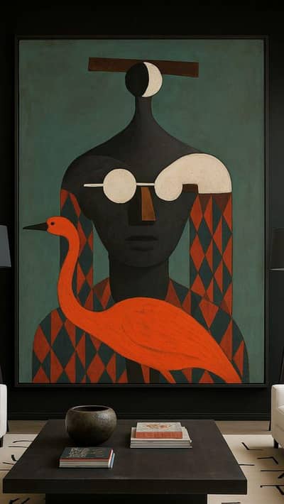 Acrylic painting Large Size