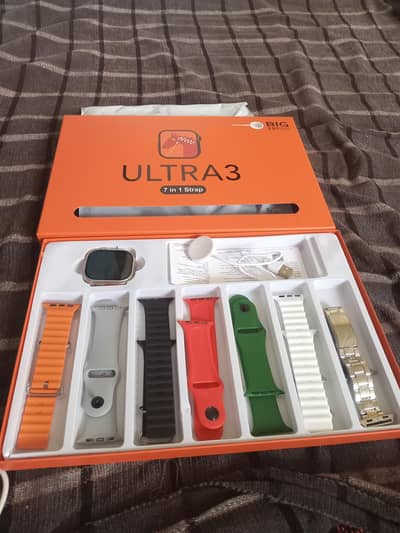 Ultra 3 Smart Watch 7 In 1 Strap