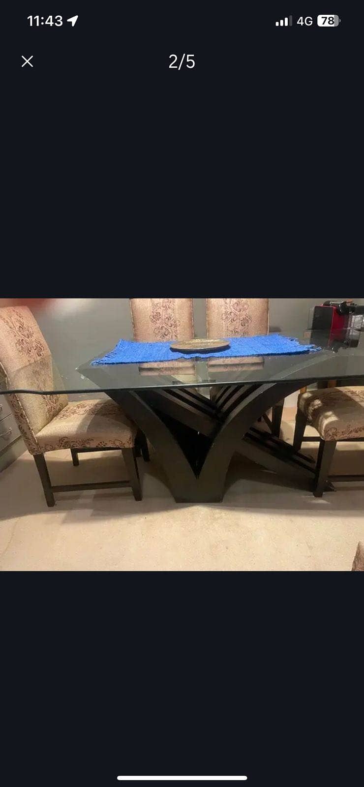 Dining table and chairs 3