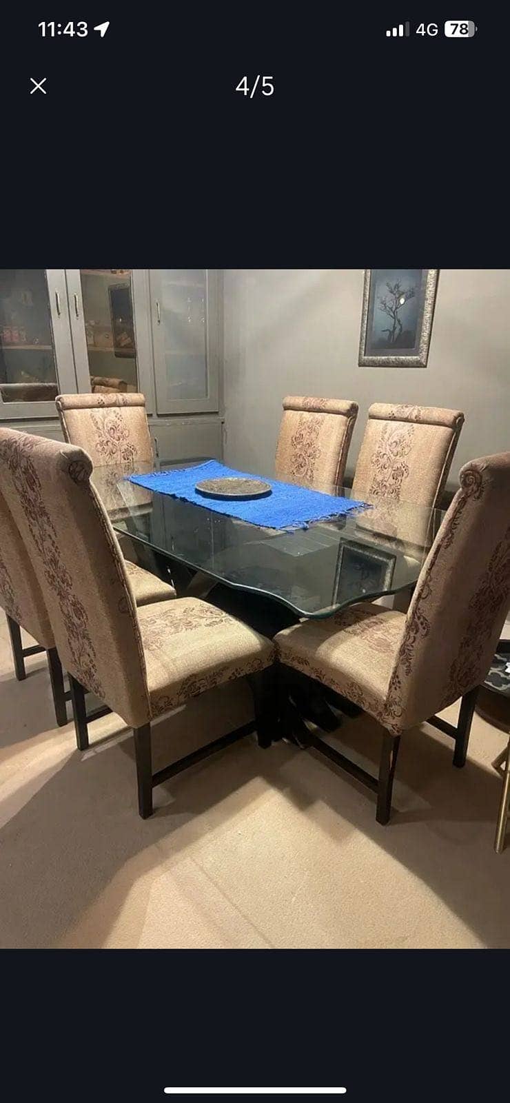 Dining table and chairs 4