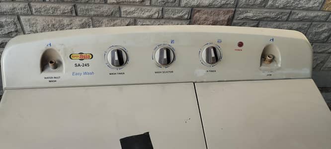 Super Asia Twin Tub Double Washing Machine SA-245