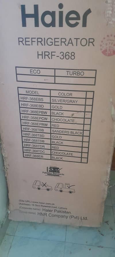 Haier fridge for sale new box pack