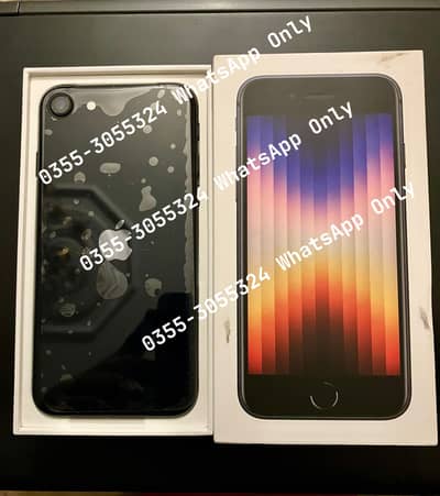 iPhone SE 3 Complete Box Warranty