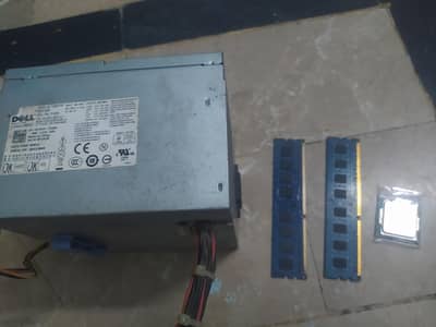 PC Components (PSU, PROCESSOR i5 4th, RAM DDR3+DDR4)