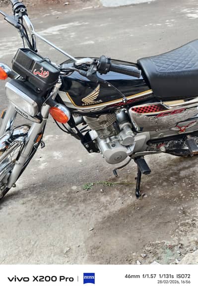 HONDA CG 125 Black Self 2025 APL Rate final 245000