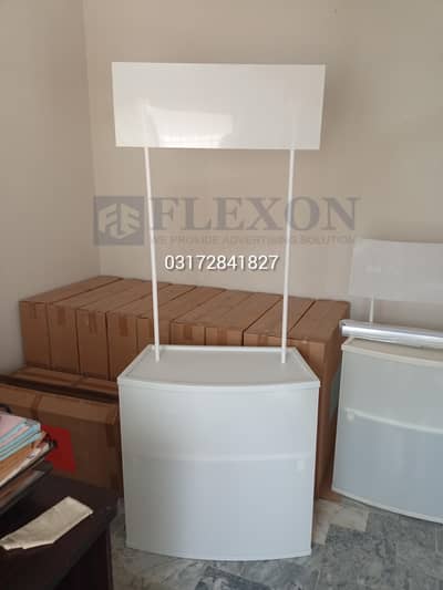 X Standees, X Stand, Roll-up, China Kiosk, Promotion table, Printing