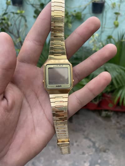 Alasr Watch Gold plated Original