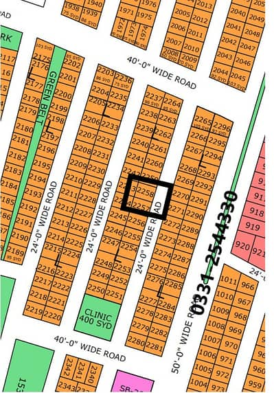 PLOT SALE IN NORTH TOWN RESIDENCY PHASE 1 GOLD BLOCK