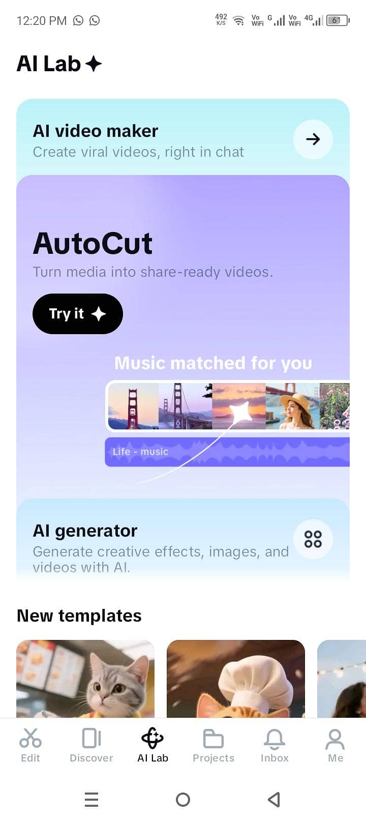 CAPCUT PRO AI LAB VERSION AVAILABLE  0