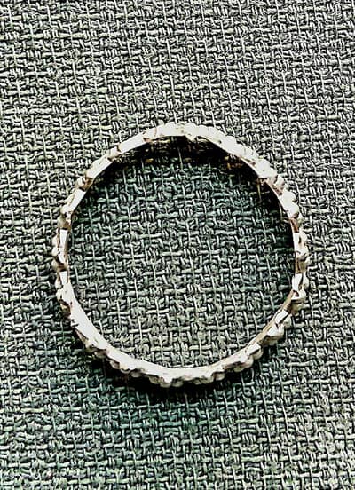 silver chandi challa ring