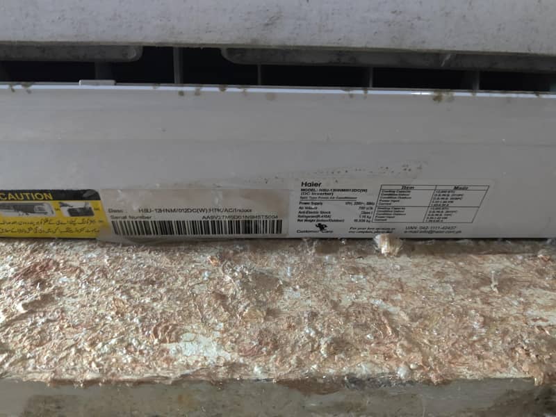 Haier one ton split ac 10