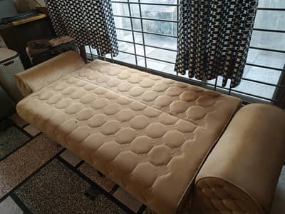 Sofa Come Bed – 9/10 Condition – Urgent Sale – Lahore