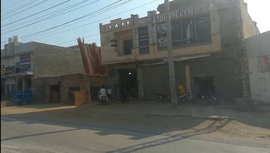 12 Marla hall/ office/ warehouse on rent located on new defence road and few steps 200ft LDA City road and ring road interchange near Ferozepur road gajjumate Lahore