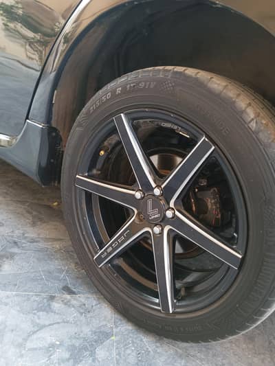 Lenso 17 inch rims and tyres
