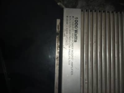 1000 watts amplifier