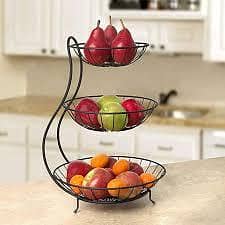 Multipurpose Modern design Double Layer Fruits/Vegetables Basket