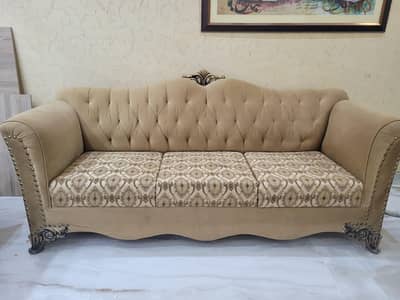 6 seater Sofa set premium solid wood
