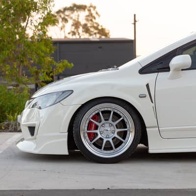 Civic reborn FD2 Front Vented Fender Fiber