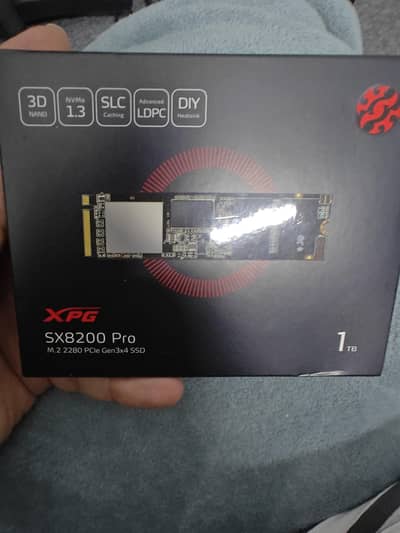 SX8200 PRO MVME SSD 1 TB 97% health with box