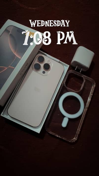 Iphone 16 Pro JV Complete Box 128Gb 6month Official Warranty