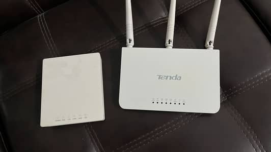 Tenda N300 router with ecolife ONU