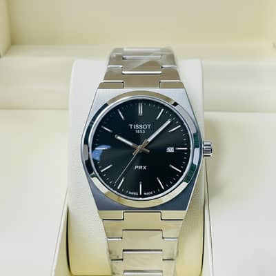 Tissot PRX Style Men’s Watch – Silver Integrated Bracelet, Quartz.