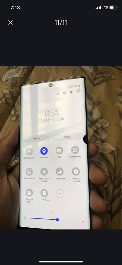 Samsung galaxy note10 5g in fresh condition 12/256gb all original