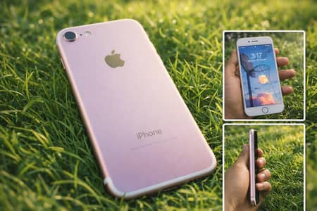 iPhone 7 official pta  approved 128 gb peach colour