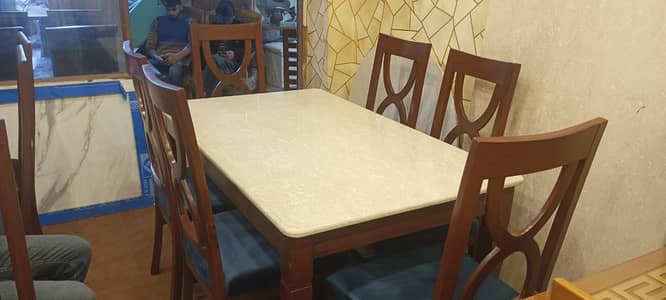 Dining Table /6 Seater Dining Table/Dining Table With Dining Chair