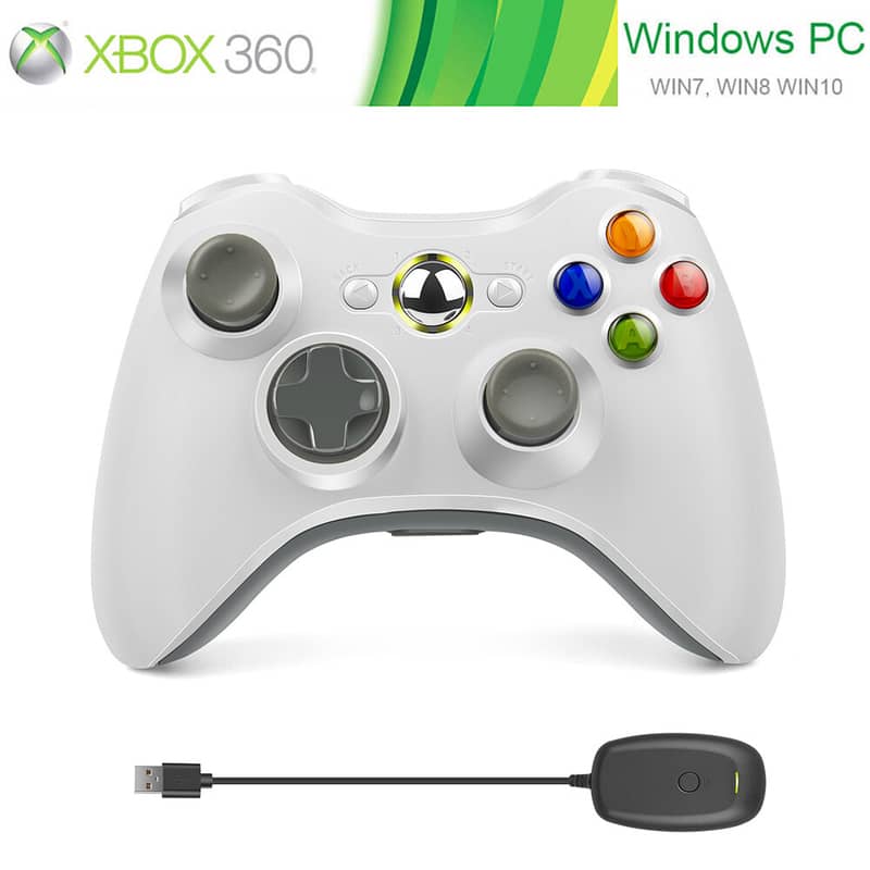 Xbox 360 Wireless Controller White 0