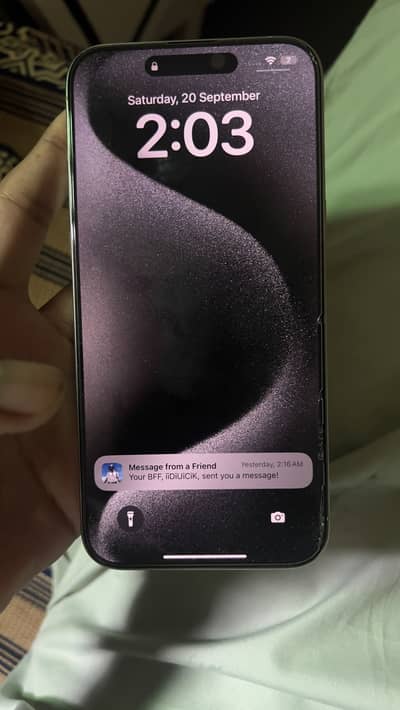 15 pro max 256gb non pta perfect condition