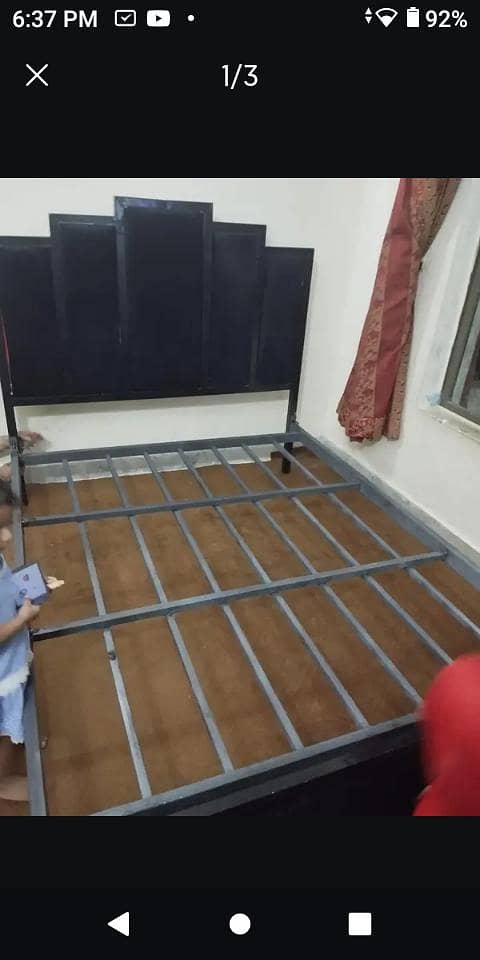 Solid Iron bed 1