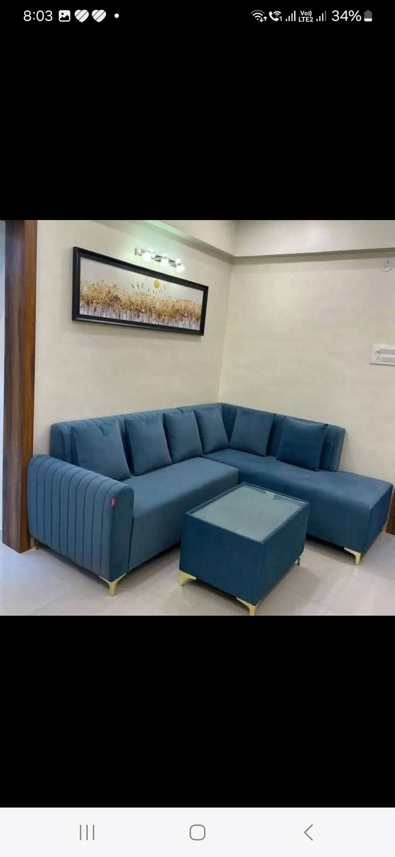 Lshape sofa/sofa Poshish 8