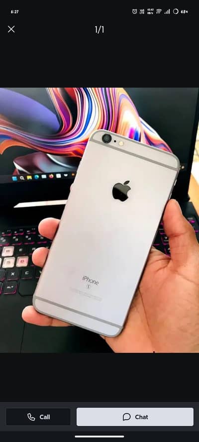 IPhone 6s plus 128GB PTA approved My WhatsApp  03494878406 for sale