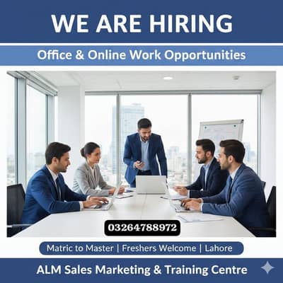 we are hiring home based and office based online work