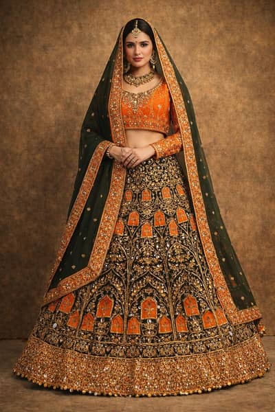 Lehenga big qty available L43, W36, flaer120 unstitch shirt