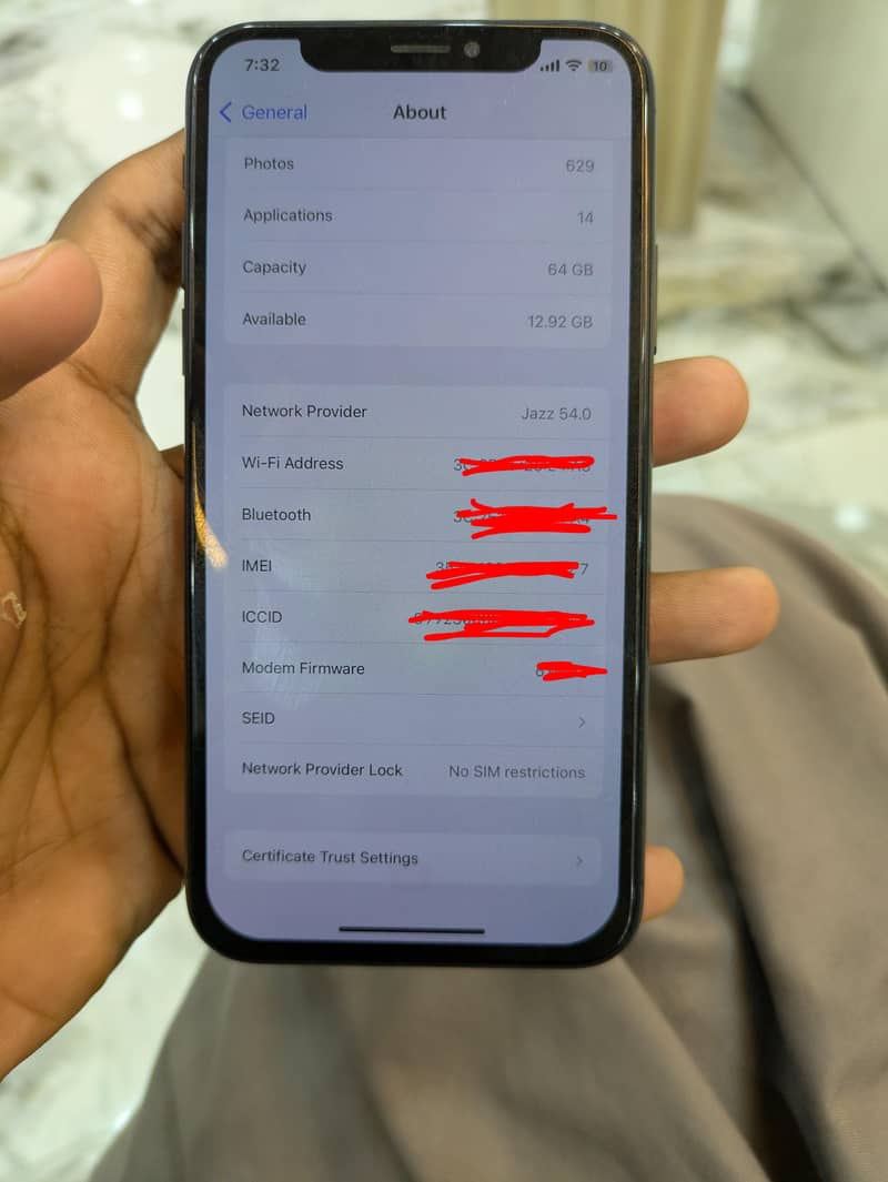 IPHONE X ( PTA APPROVED ) 4