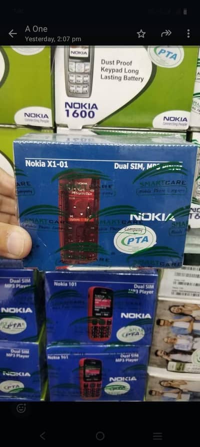 One Year warranty officially PTA approved Nokia original x101 dual sim